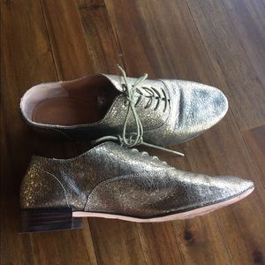 Cute and comfortable soft leather lace-ups.