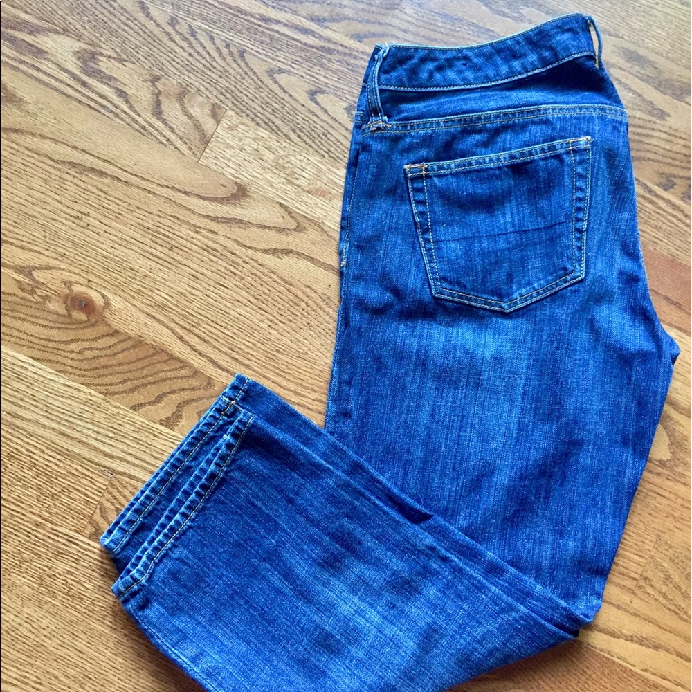 American Eagle Boy Fit Ankle Jeans