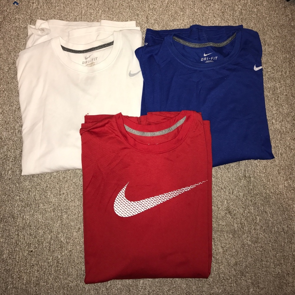Men's Nike Dri-fit shirts.