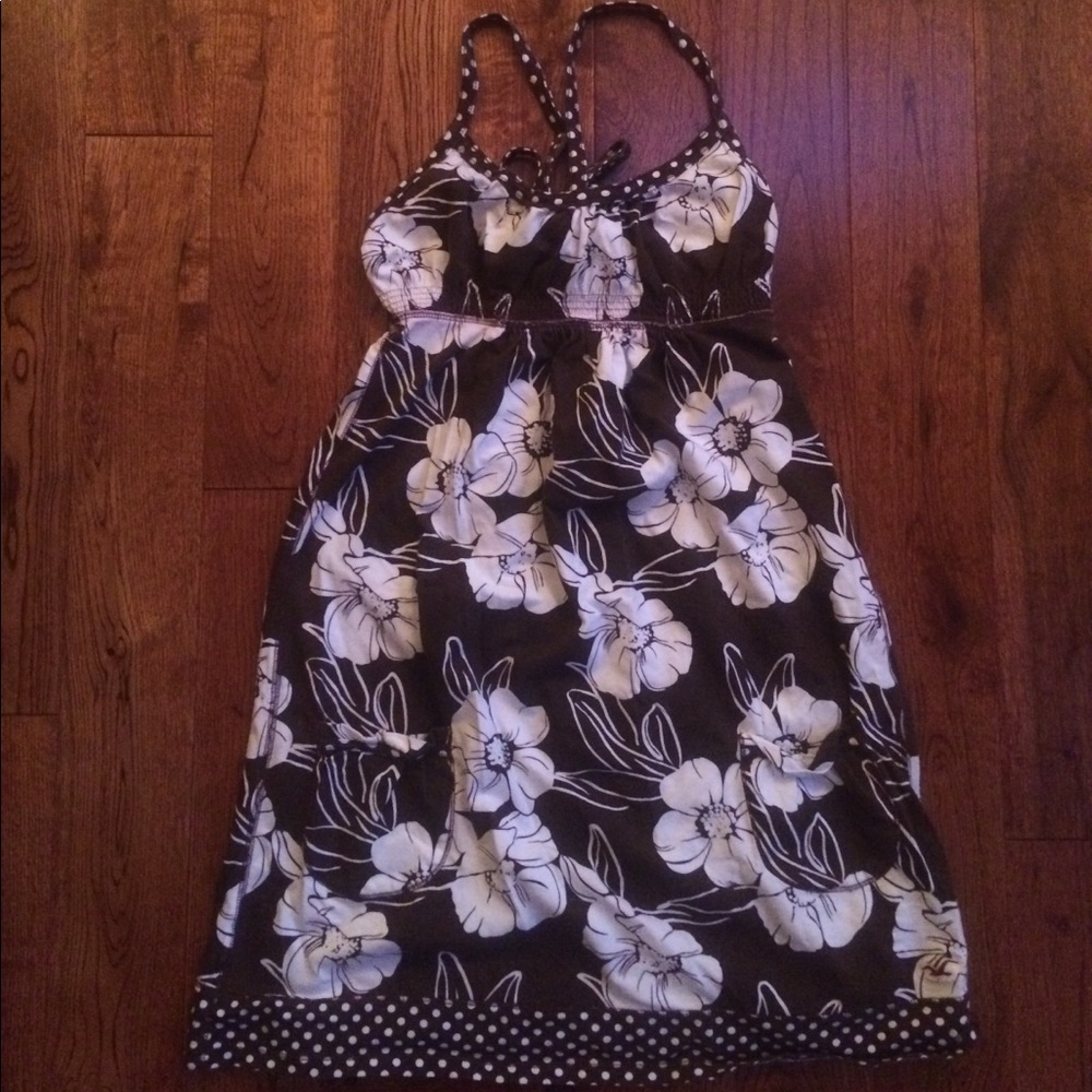 Brown Hawaiian Hollister dress