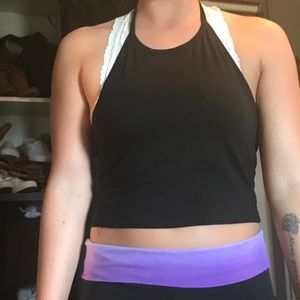 Black halter top