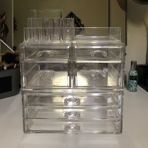 Stackable acrylic organizer