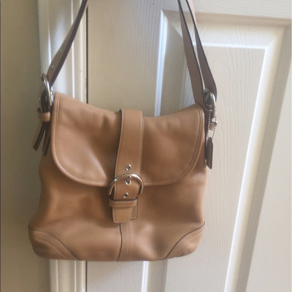 Brown Leather Coach Crossbody