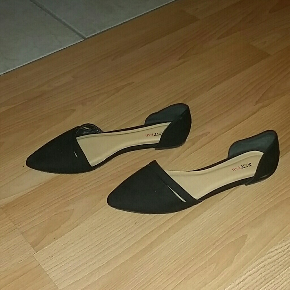 Justfab Black flats