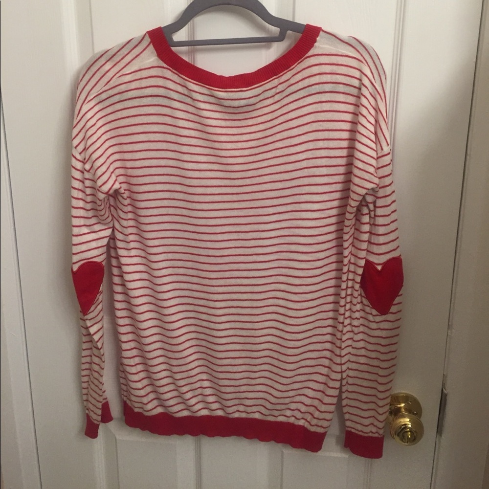 Asos heart elbow patch sweater