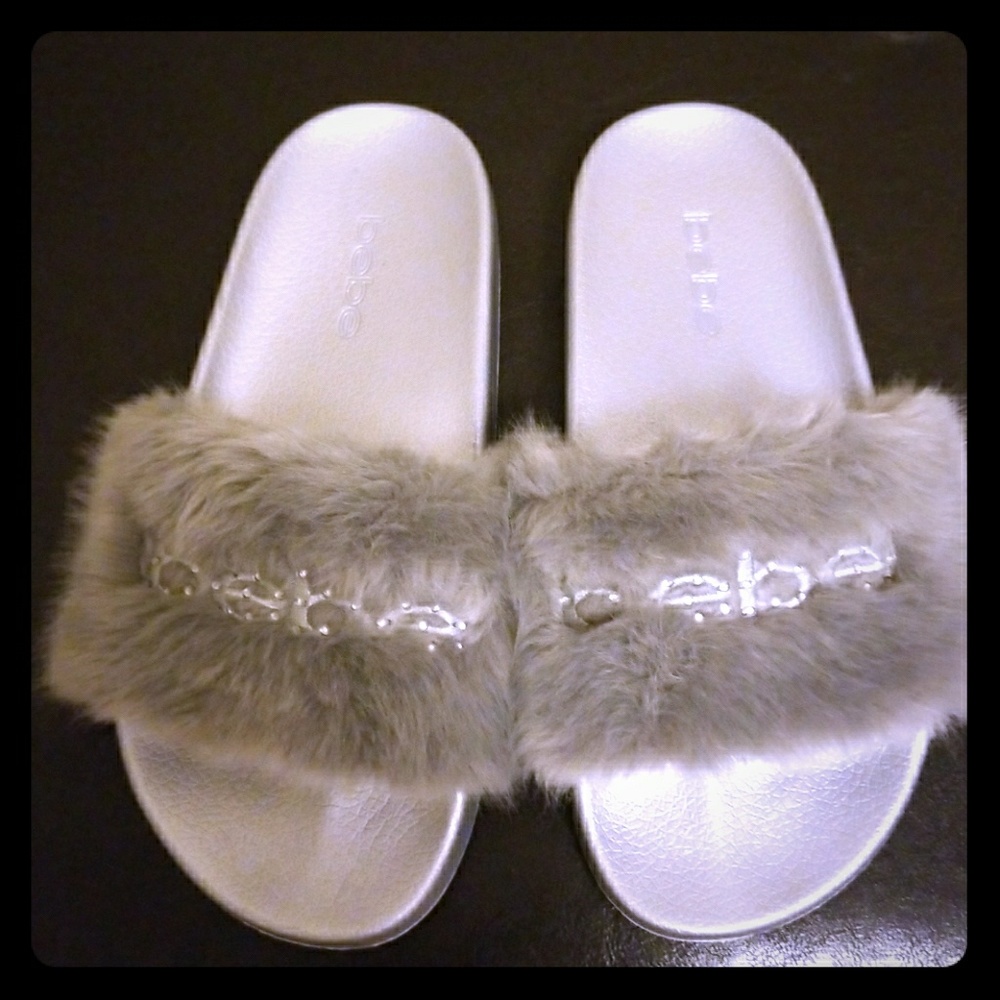 SOLD! Authentic Bebe Slides/sandals