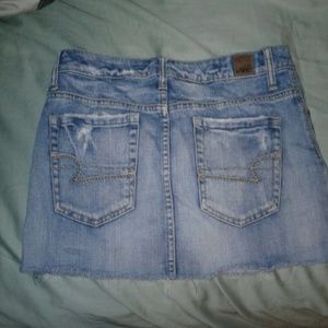 Distressed American Eagle mini skirt