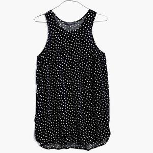 Madewell star print racerback flowy tank