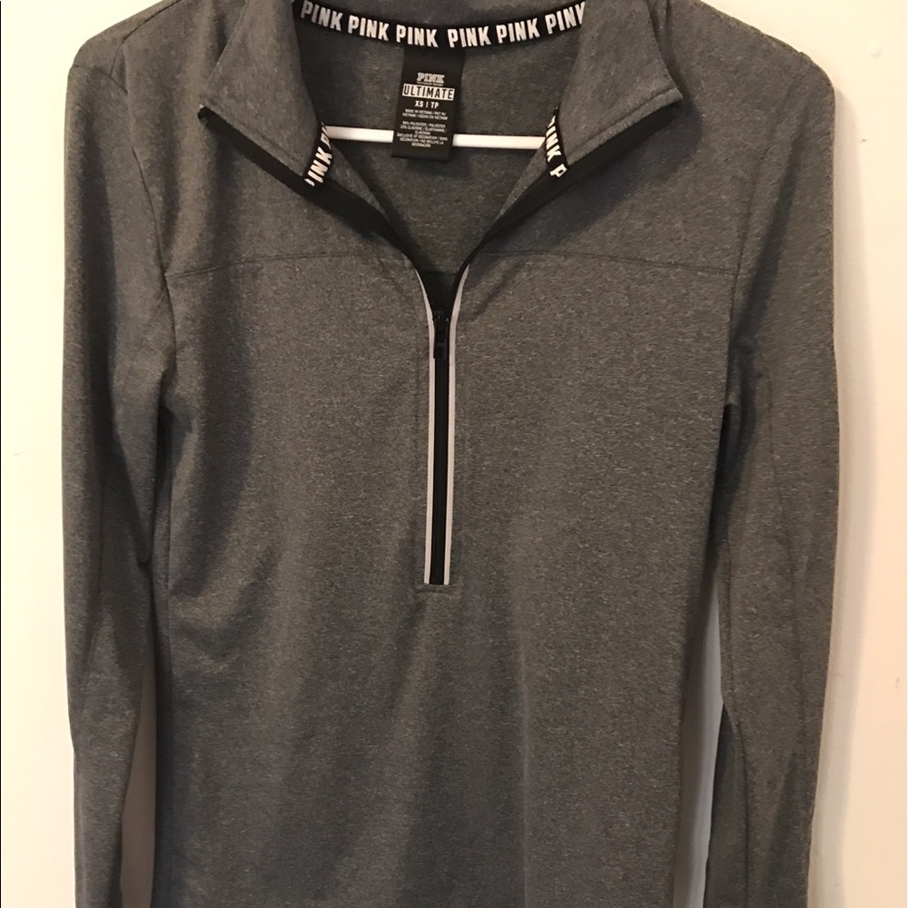Pink half zip