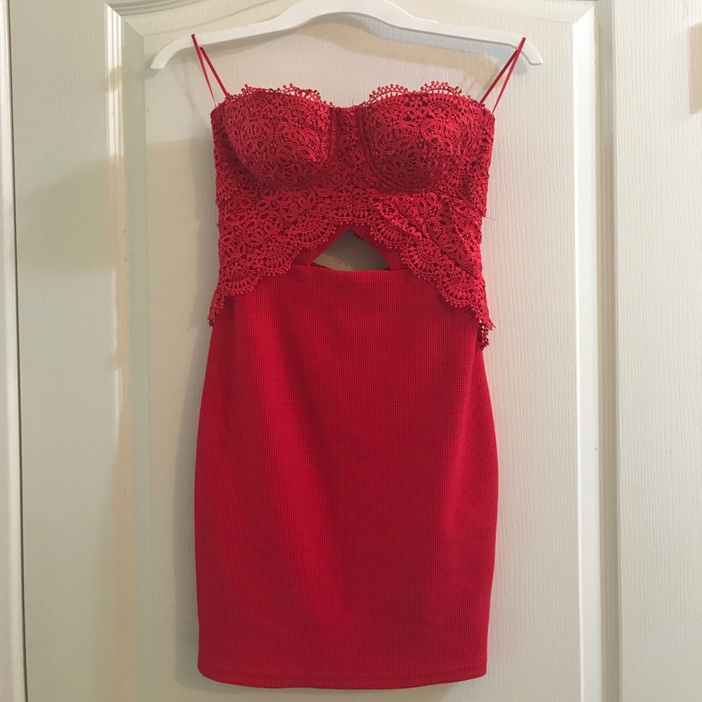 Red Lacey Dress
