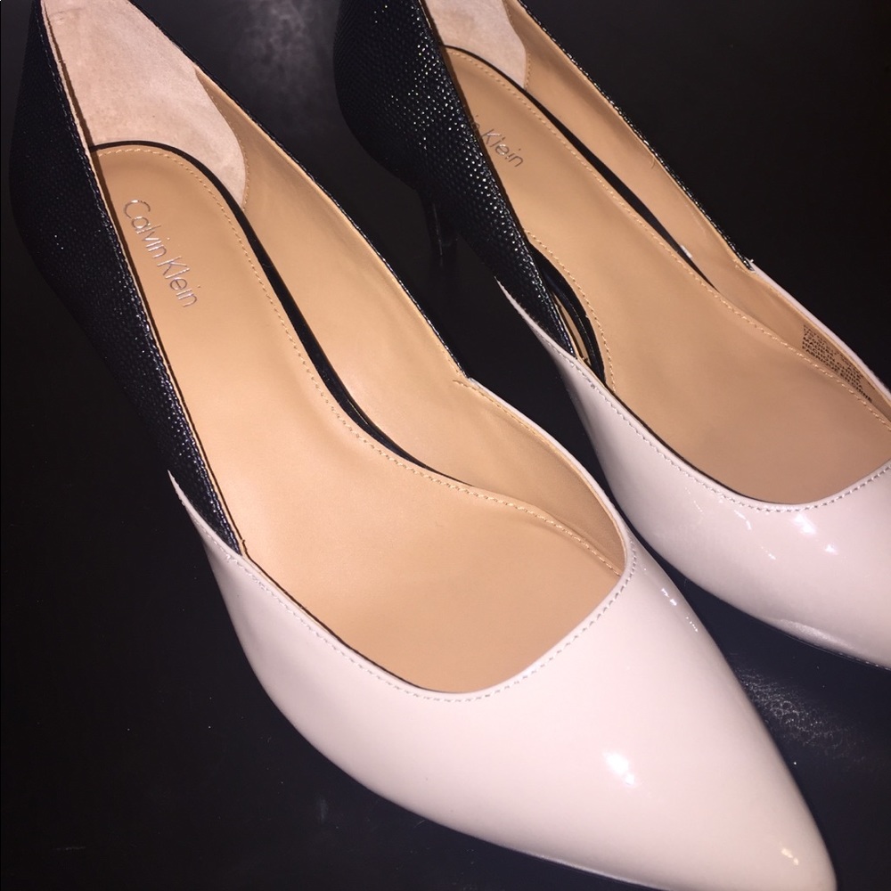 Two tone BRAND NEW Calvin Klein heels
