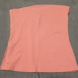 Bershka Light pink tube, crop top,  size medium