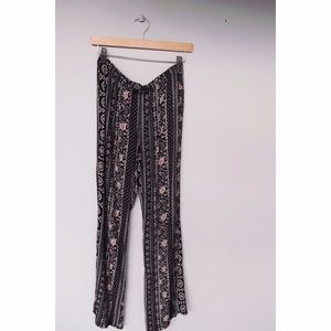 Bell bottom printed pants from forever 21