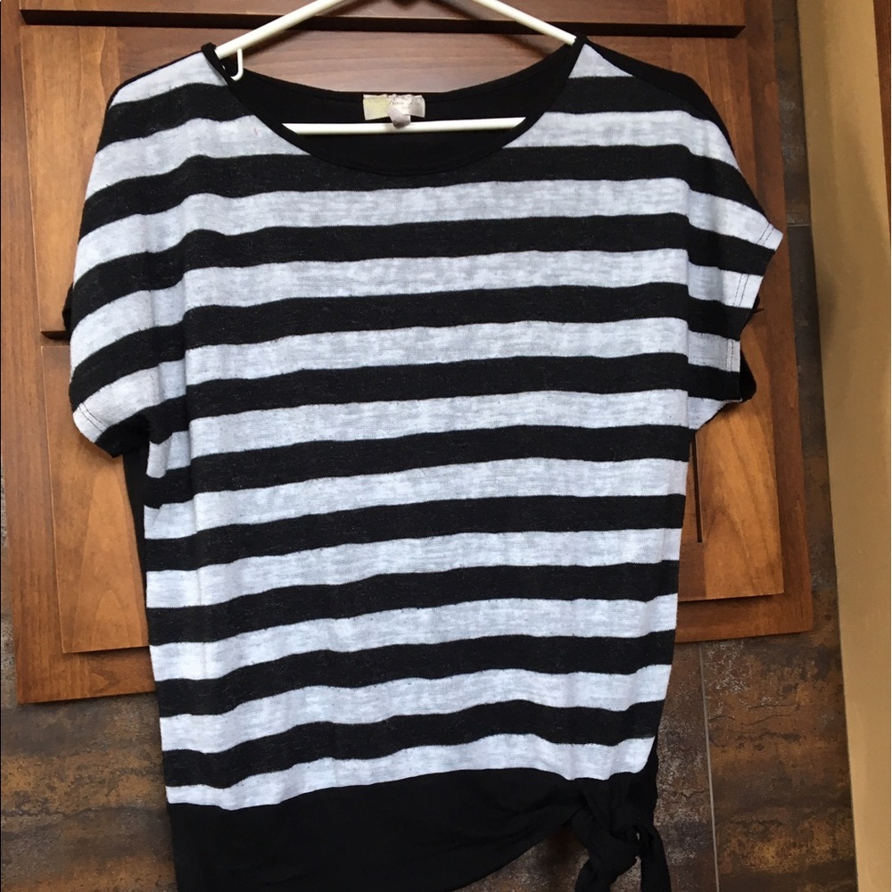 Black and White Shirt