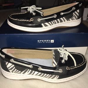 Speedy Zebra Sequin Shoes