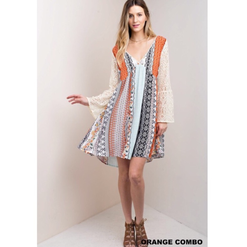 🎉LAST ONE!🎉 • Adeline Boho Dress • - Picture 4 of 6