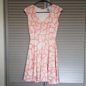 Bar III Blushing Pink Printed Sheath Dress