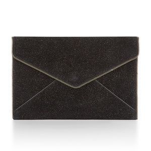 HOST PICK✨Rebecca Minkoff Black Sparkle Leo Clutch
