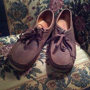 Clarks wallabee leather men's sz 9.5m