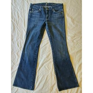 7 for All Mankind Signature Stitch Flared Jeans
