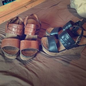 Wedge sandals