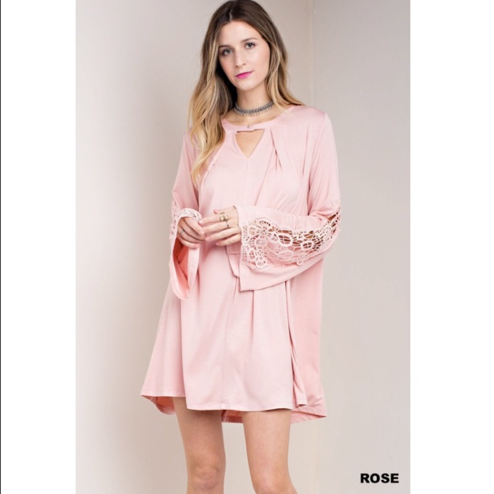 • Casey Crochet Cut Out Dress •