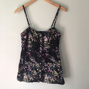 Garage Floral Tank Top Size M