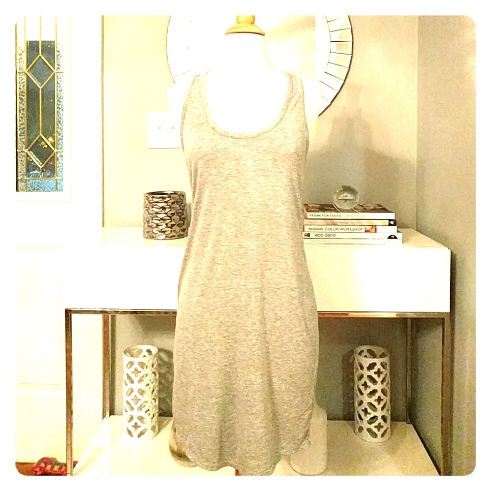 Gray tank dress