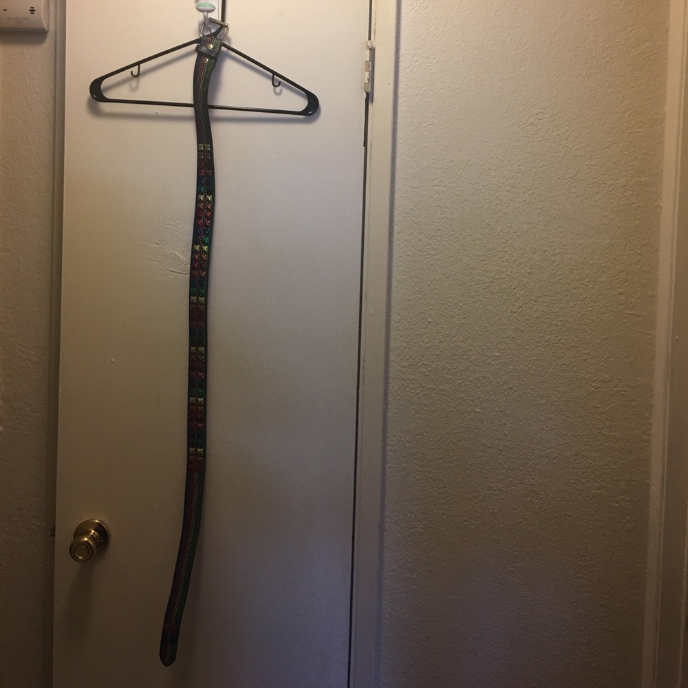 NWOT Rainbow belt genuine leather