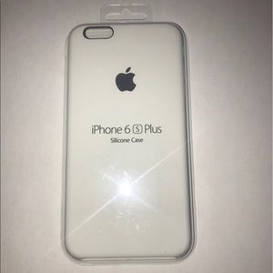 White silicone iPhone 6s Plus case! **brand new**