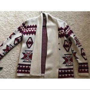 Tribal print cardigan from Windsor