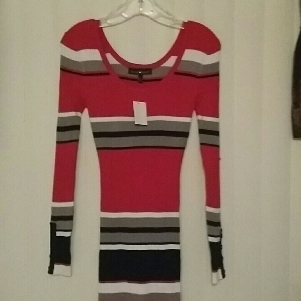 Derek Heart Slong sleeve sweater dress