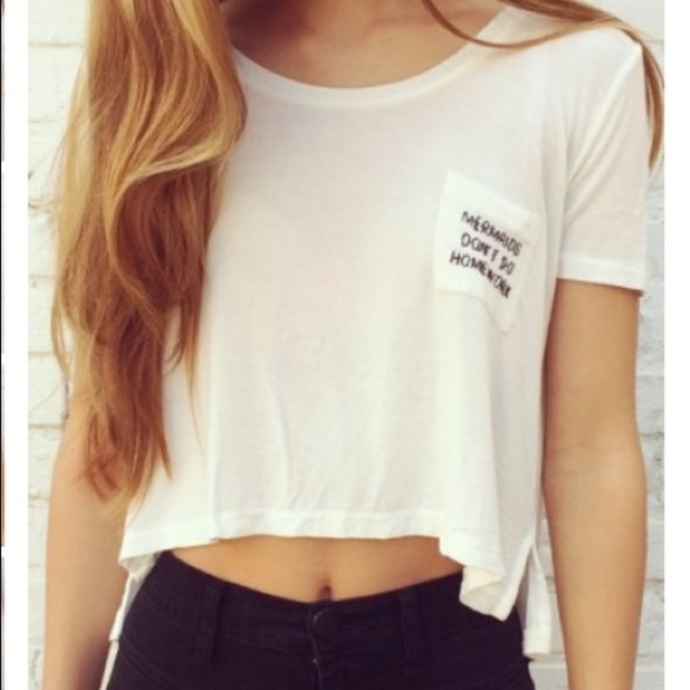 Brandy Melville "Mermaids Don't do Homework"  Tee