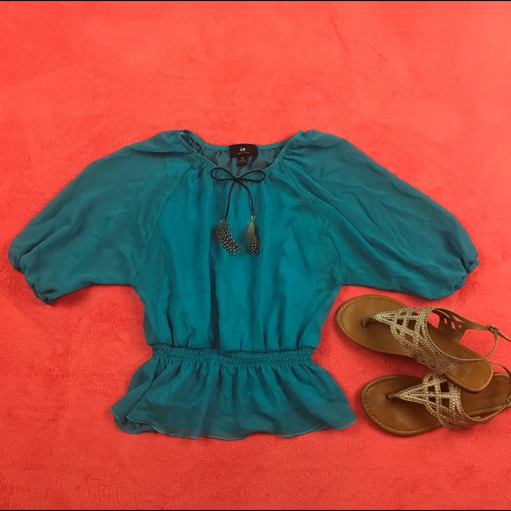 Amy Byer Size Medium Youth Blouson Shirt