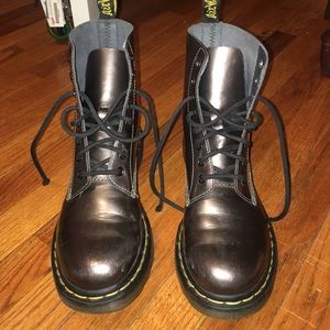 Pewter Doc Martins