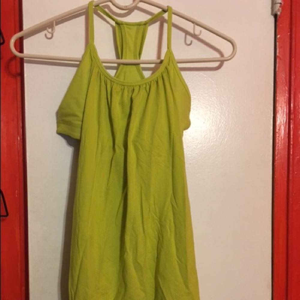 Lululemon Green tank size 4