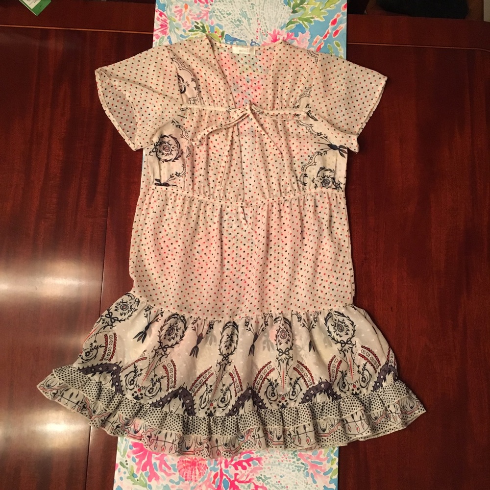 LF Millau Sheer dress polka dots small