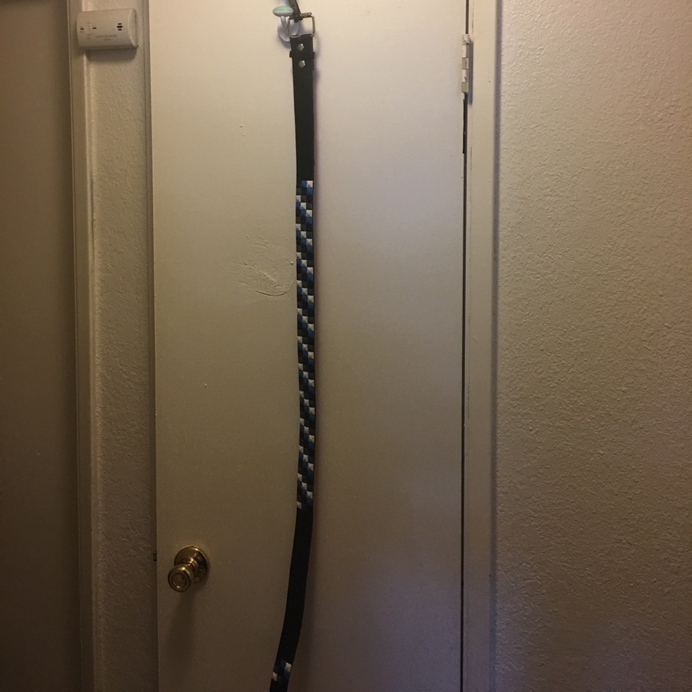 NWT Genuine leather. Black belt with metal studs.