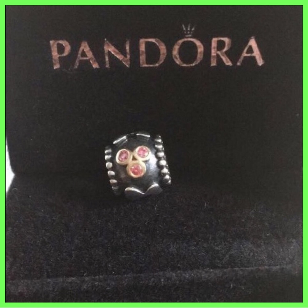 Two tone MOM charm