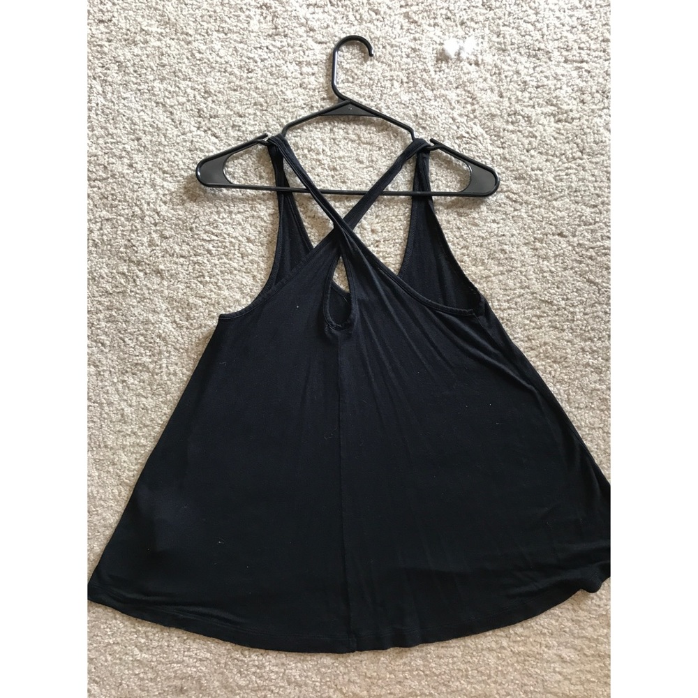 Black gap tank top