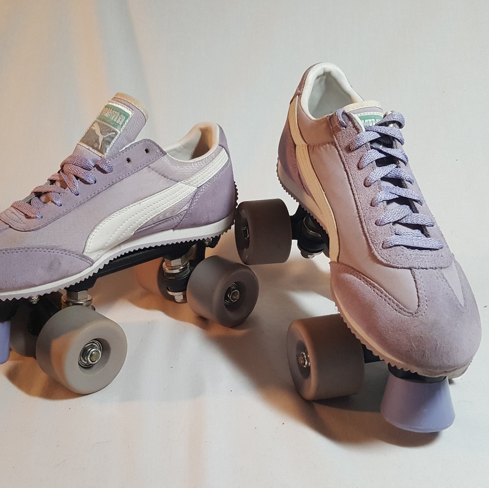 Puma Roller Kitty Roller Skates RARE Lavender-8.5