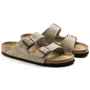 Birkenstock Arizona•Suede•Taupe