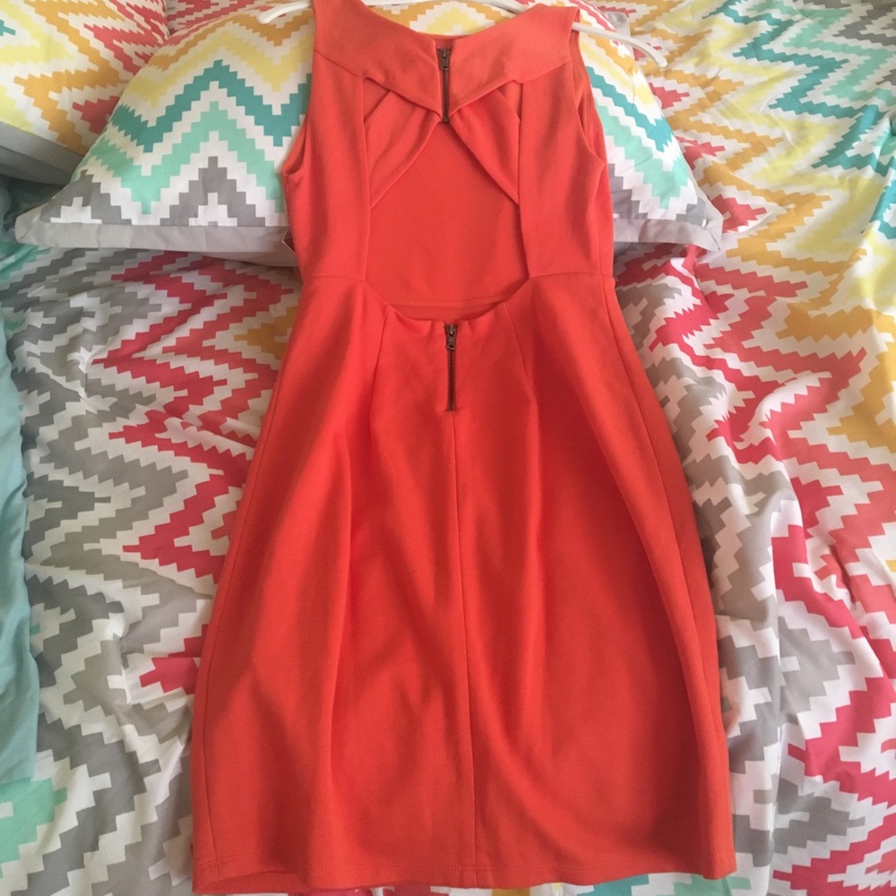 Alice and Olivia back detail dress