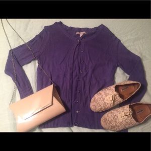 Pretty purple cardigan