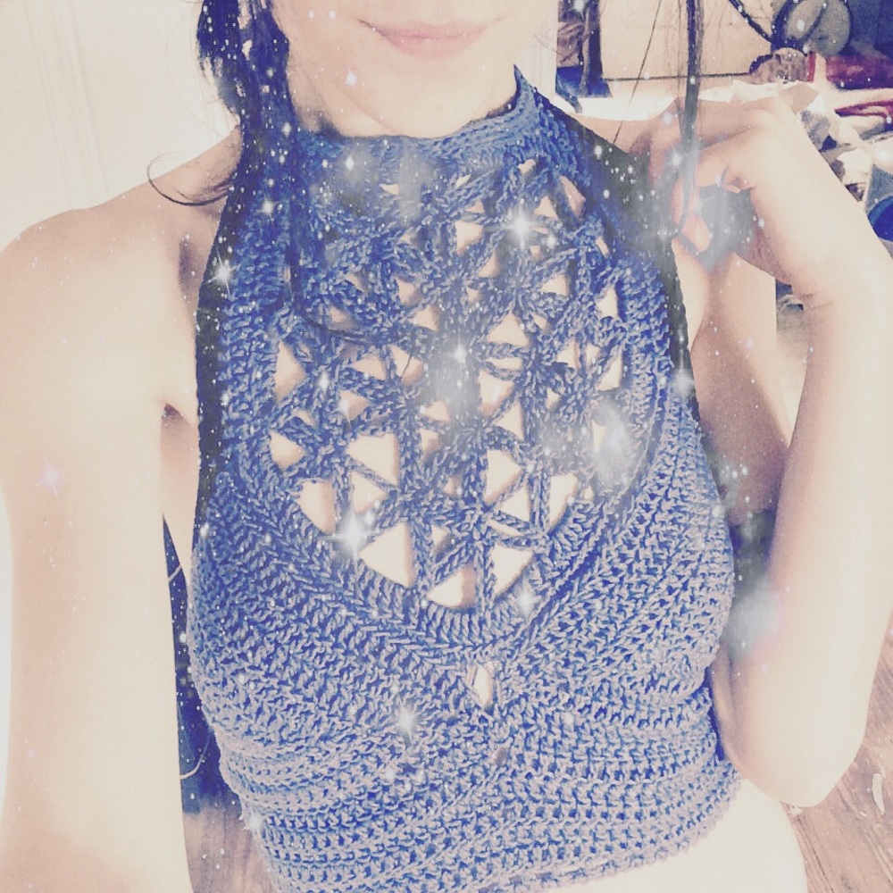 Flower of Life || Crochet Crop Top ||