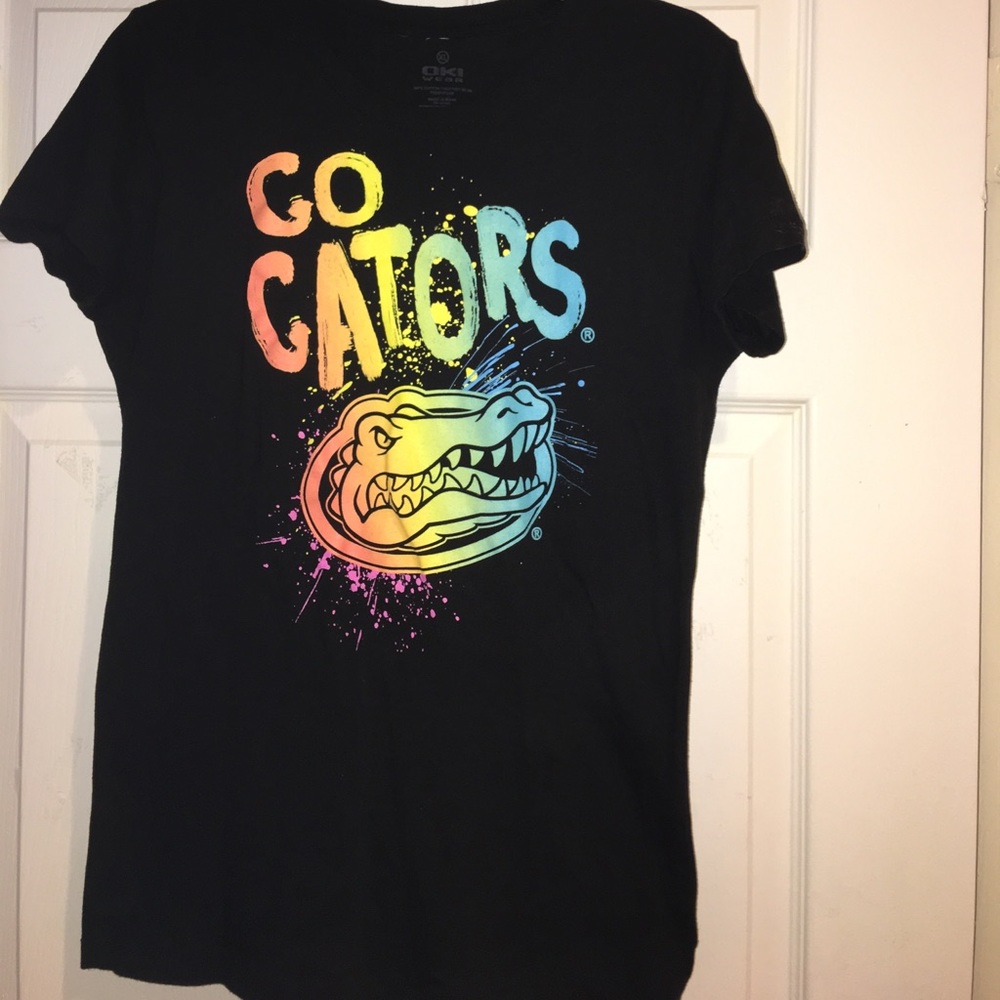 Florida Gator Black Graphic Tee Shirt
