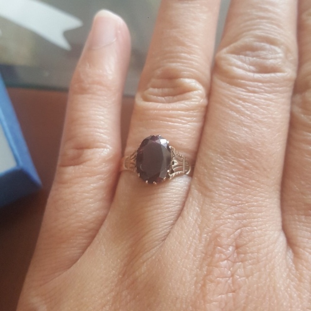 Tennis shoes and ring