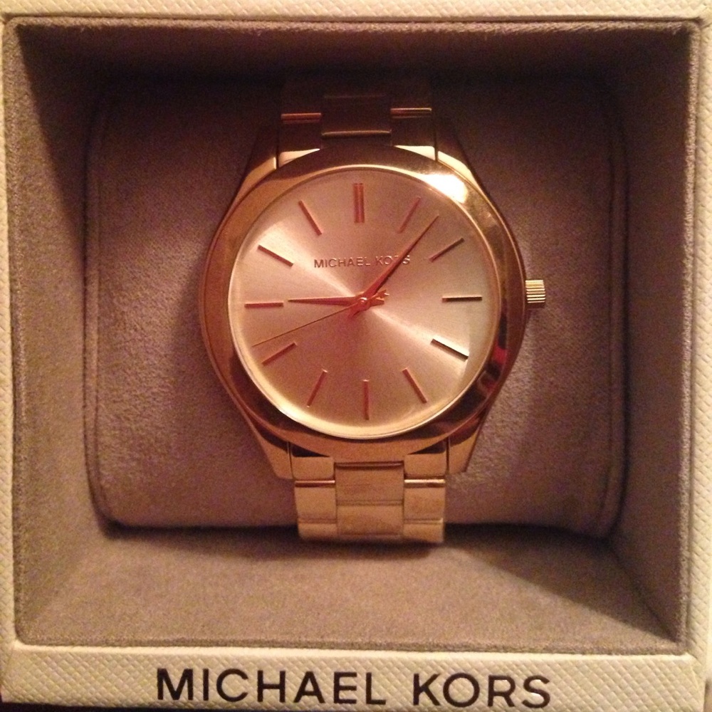Authentic Michael Kors Watch original box receipt