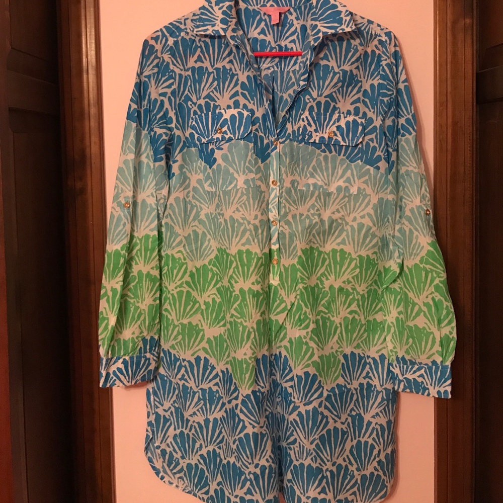 Lilly Pulitzer beach cover up