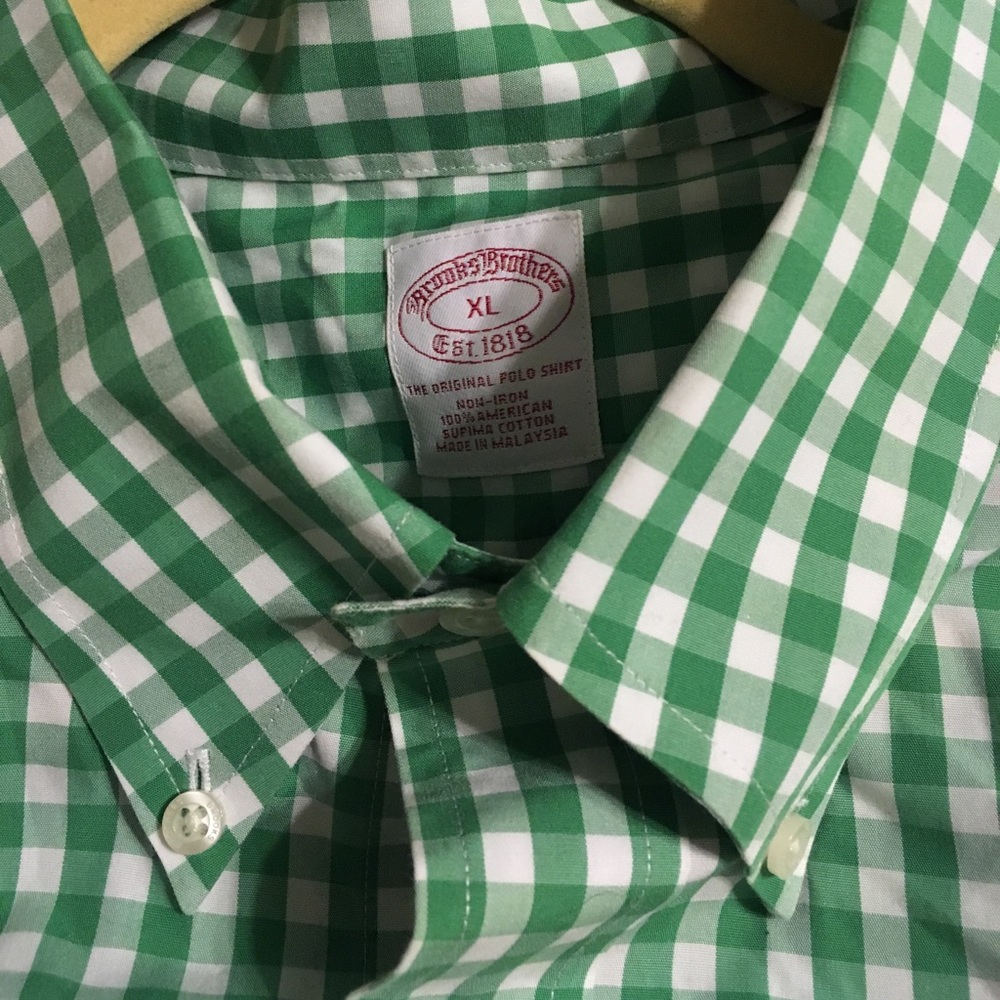 NWOT Men's Brooks BrothersOriginal Polo ButtonDown - Picture 4 of 4
